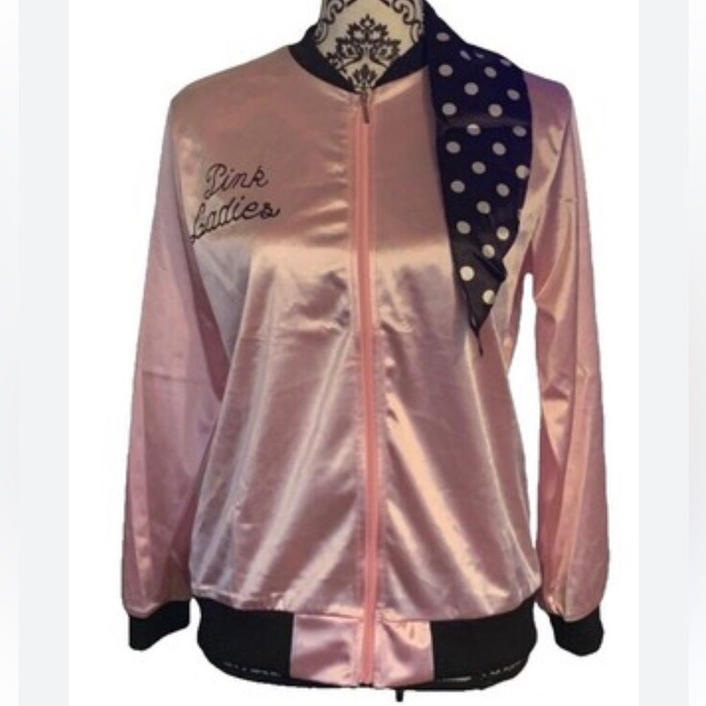 Retro Vintage 1950’s Pink Ladies Jacket and Scarf - Picture 13 of 13